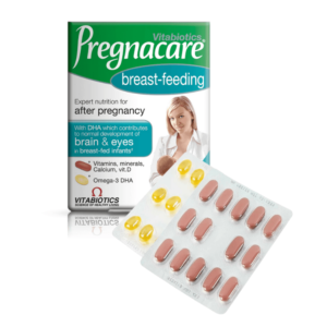 Vitamin tổng hợp cho mẹ sau sinh Pregnacare Breast Feeding (Hộp 84 viên)