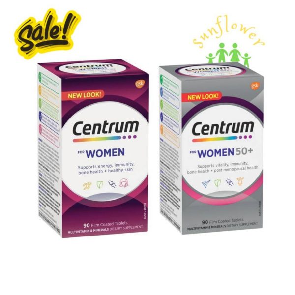 Vitamin tổng hợp cho nữ centrum women 90 viên