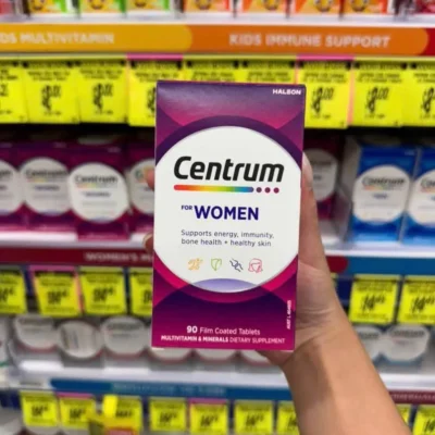 Vitamin tổng hợp cho nữ giới dưới 50 tuổi Centrum for women 90 viên