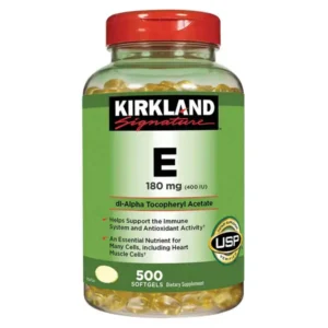 kirkland signature vitamin e 180 mg. 500 softgels