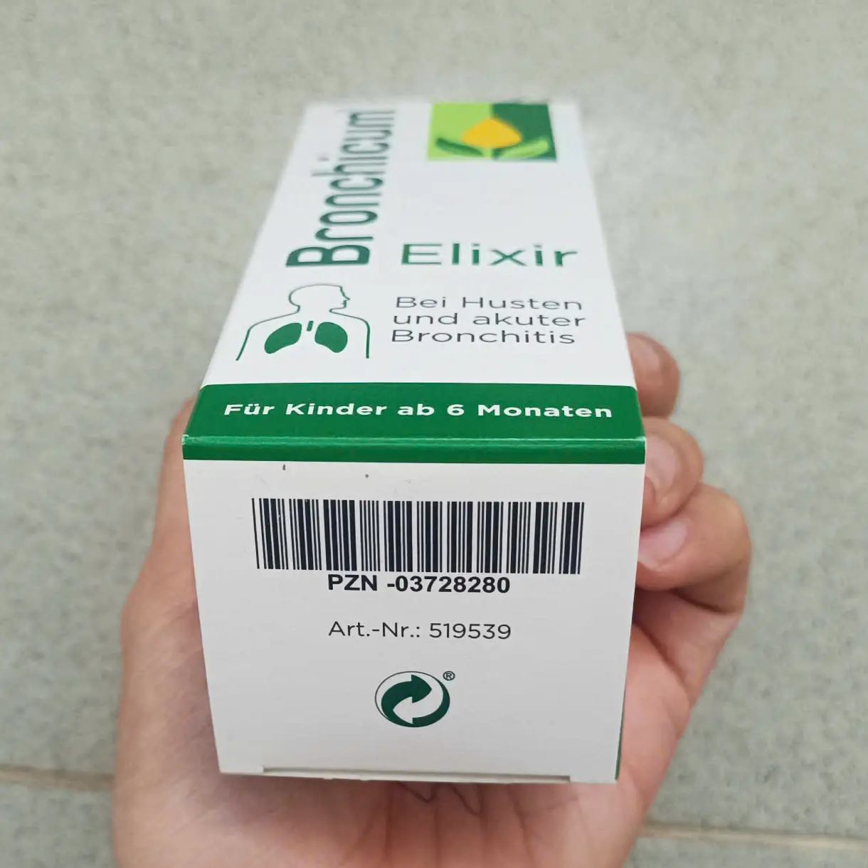 Siro Bronchicum Elixir 100ml giảm ho và viêm phế quản của Đức Siro Bronchicum Elixir giảm ho và viêm phế quản