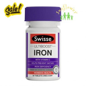 Viên uống sắt hữu cơ Swisse Ultiboost Iron 30 viên