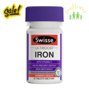 Viên uống sắt hữu cơ Swisse Ultiboost Iron 30 viên của Úc
