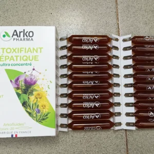 Arkofluides Detoxifiant Hepatique Hộp 20 ống ARKOPHARMA Nước giải độc gan