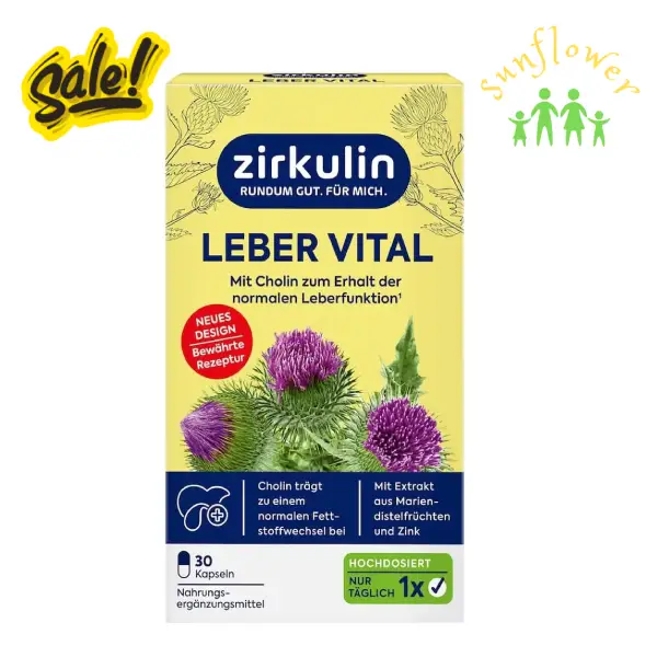Bổ Gan Zirkulin Leber Vital 30 viên của Đức Bổ Gan Zirkulin Leber Vital 30 viên của Đức