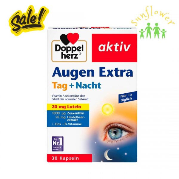 Bổ Mắt Doppelherz Augen Extra Tag Nacht 30 viên của Đức