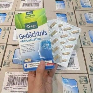 Viên uống bổ não Kneipp Gedachtnis Konzentration 30 viên của Đức Bổ Não Kneipp Gedachtnis Konzentration 30 viên của Đức