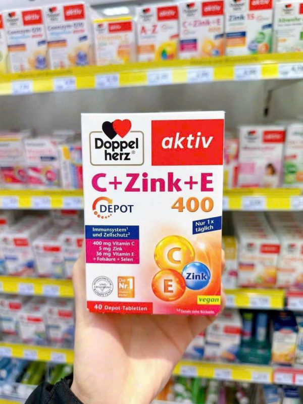 Bo Sung Vitamin Doppelherz C Zink E 400 Depot Hop 40