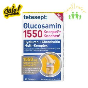 Bổ Xương Khớp Tetesept Glucosamin 1550 hộp 40 viên của Đức