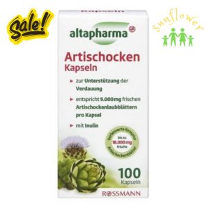 Bổ gan Atiso Altapharma Artischocken-Kapseln lọ 100 viên của Đức