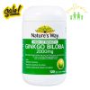 Bổ não Nature's Way Ginkgo Biloba 2000mg 120 viên của ÚC