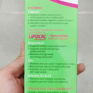 Siro canxi Brauer Kids Calcium with Magnesium & ZinC 200ml của Úc Brauer Kids Liquid Calcium with Magnesium & Zinc