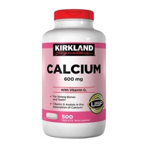 Calcium 600mg With Vitamin D3 Kirkland 500 viên