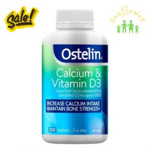 Canxi bầu Ostelin Calcium & Vitamin D3 250 viên của Úc