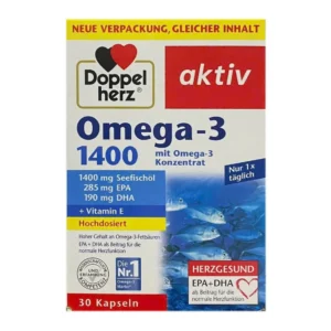 Dầu Cá Doppelherz Omega-3 1400 30 viên của Đức