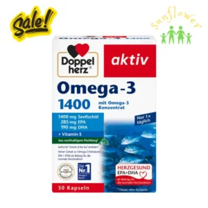 Dầu cá Doppelherz Omega-3 1400 hộp 30 viên của Đức
