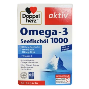 Dầu cá Doppelherz Omega-3 Seefischol 1000 80 viên