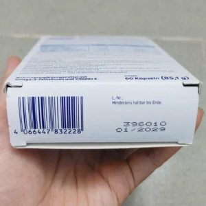 Dầu cá Mivolis Omega-3 1000 mg + vitamin E 60 viên của Đức