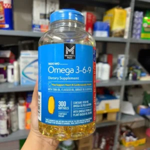 Dầu cá Omega 3-6-9 Supports Heart Health Member's Mark 300 viên của Mỹ Dầu cá Omega 369 Member’s Mark Supports Heart Health - Hàng Mỹ hộp 300 viên