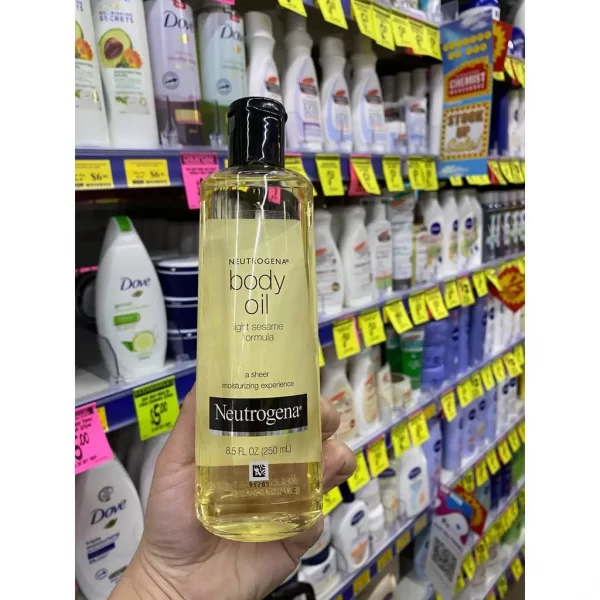 Dau duong the Neutrogena Body Oil Light Sesame Formula 250ml 1