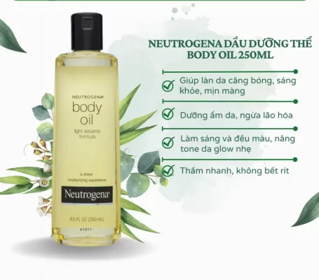 Dầu dưỡng thể Neutrogena Body Oil Light Sesame Formula