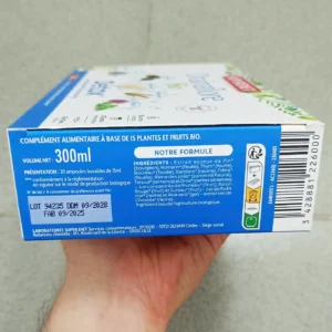 Thải độc nội tạng Superdiet Drainaflore Bio Detox hộp 20 ống x 15ml của Pháp Detox thải độc chuyên sâu SUPERDIET Drainaflore Bio, 20 ống