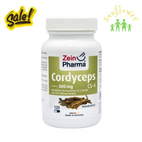 Đông Trùng Hạ Thảo Zeinpharma Cordyceps CS-4 500mg 120 viên của Đức