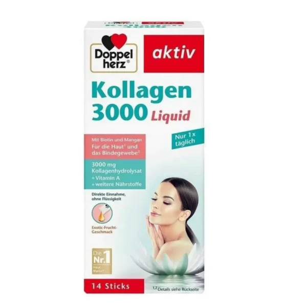 Doppelherz Kollagen 3000 Liquid bổ sung collagen dạng nước