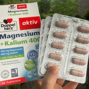 Viên uống Doppelherz Magnesium Kalium 400 hộp 30 viên của Đức Doppelherz Magnesium 400 + Kalium