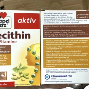 Doppelherz Tinh Chất Mầm Đậu Nành Lecithin + Vitamin B