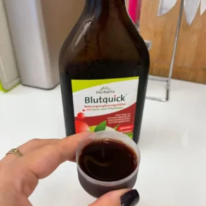 Siro sắt hữu cơ Blutquick Herbaria 500ml của Đức Dung dịch bổ sung sắt hữu cơ Blutquick