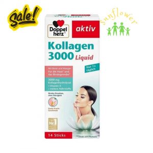 Gói bổ sung Collagen Doppelherz Kollagen 3000 Liquid hộp 30 gói