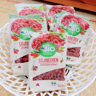 Hạt kỷ tử hữu cơ Gojibeeren DM Bio 150g của Đức