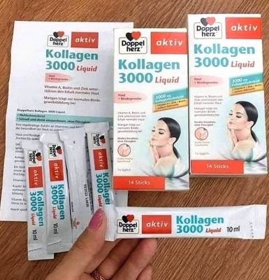 Kollagen 3000 liquid-Collagen dạng nước Hộp 14 gói