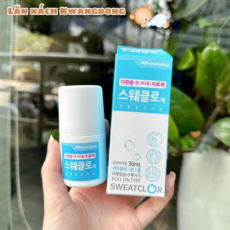 Lăn nách Kwangdong Sweatclor 30ml của Hàn Quốc