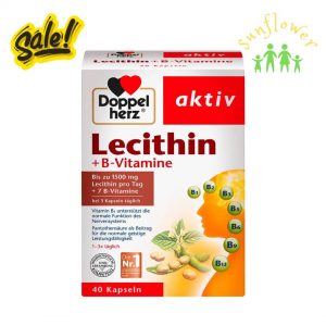 Mầm Đậu Nành Doppelherz Lecithin B Vitamine 40 viên của Đức