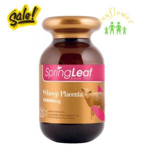 Nhau thai cừu Spring Leaf Sheep Placenta 80000mg 90 viên của Úc