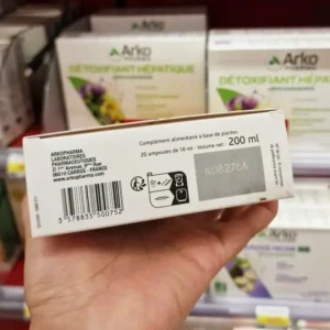 Nước Uống Thải Độc Gan Arkopharma Detoxifiant Hepatiqua 20 ống