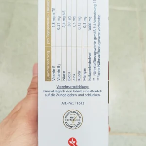 Collagen Doppelherz Kollagen 3000 Liquid hộp 14 gói của Đức Nước uống Collagen 3000 Liquid Doppel Herz 14 gói