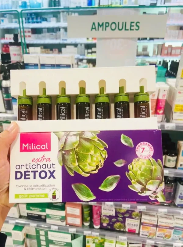 Nước uống Extra Artichaut Detox Thải độc gan, detox cơ thể từ Atiso