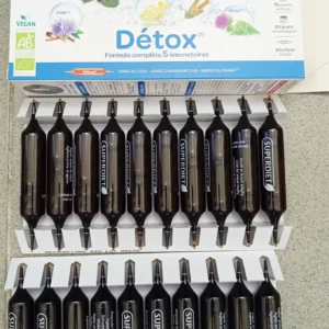 Thải độc nội tạng Superdiet Drainaflore Bio Detox hộp 20 ống x 15ml của Pháp Nước uống Superdiet Drainaflore Bio Detox thải độc cơ thể 20 ống