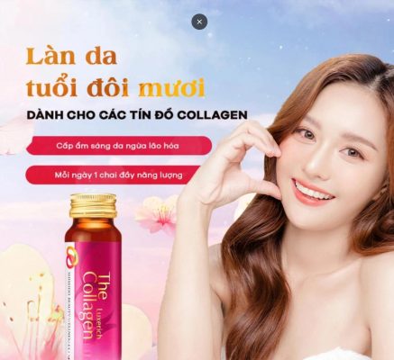 Nước uống đẹp da The Collagen Shiseido Luxerich