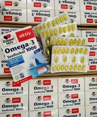 Omega 3 Seefischol 1000mg Doppelherz, Hộp 80 viên