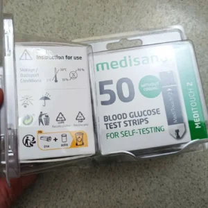 Que Thử Đường Huyết Medisana 79038 MediTouch 2 - Hộp 50 Que Test