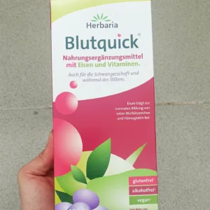 Siro sắt hữu cơ Blutquick Herbaria 500ml của Đức SẮT HỮU CƠ BLUTQUICK HERBARIA 500ml