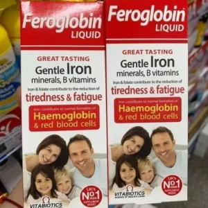 Sắt Feroglobin B12 Vitabiotics Liquid bổ sung sắt hữu cơ