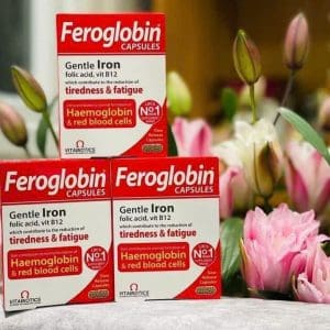 Sắt bầu Feroglobin B12 Vitabiotics 30 viên của Anh quốc