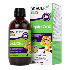 Siro BRAUER Kids Liquid Zinc bổ sung kẽm