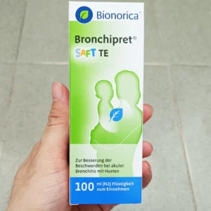 Siro ho Bronchipret Saft TE 100 ml Bionorica của Đức trị ho đờm nặng, viêm phế quản cho trẻ từ 1 tuổi Siro Bronchipret Saft TE trị ho, long đờm, bổ phế, 100ml của Đức