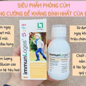 Siro ImmunLoges Saft tăng đề kháng mũi họng Của Đức